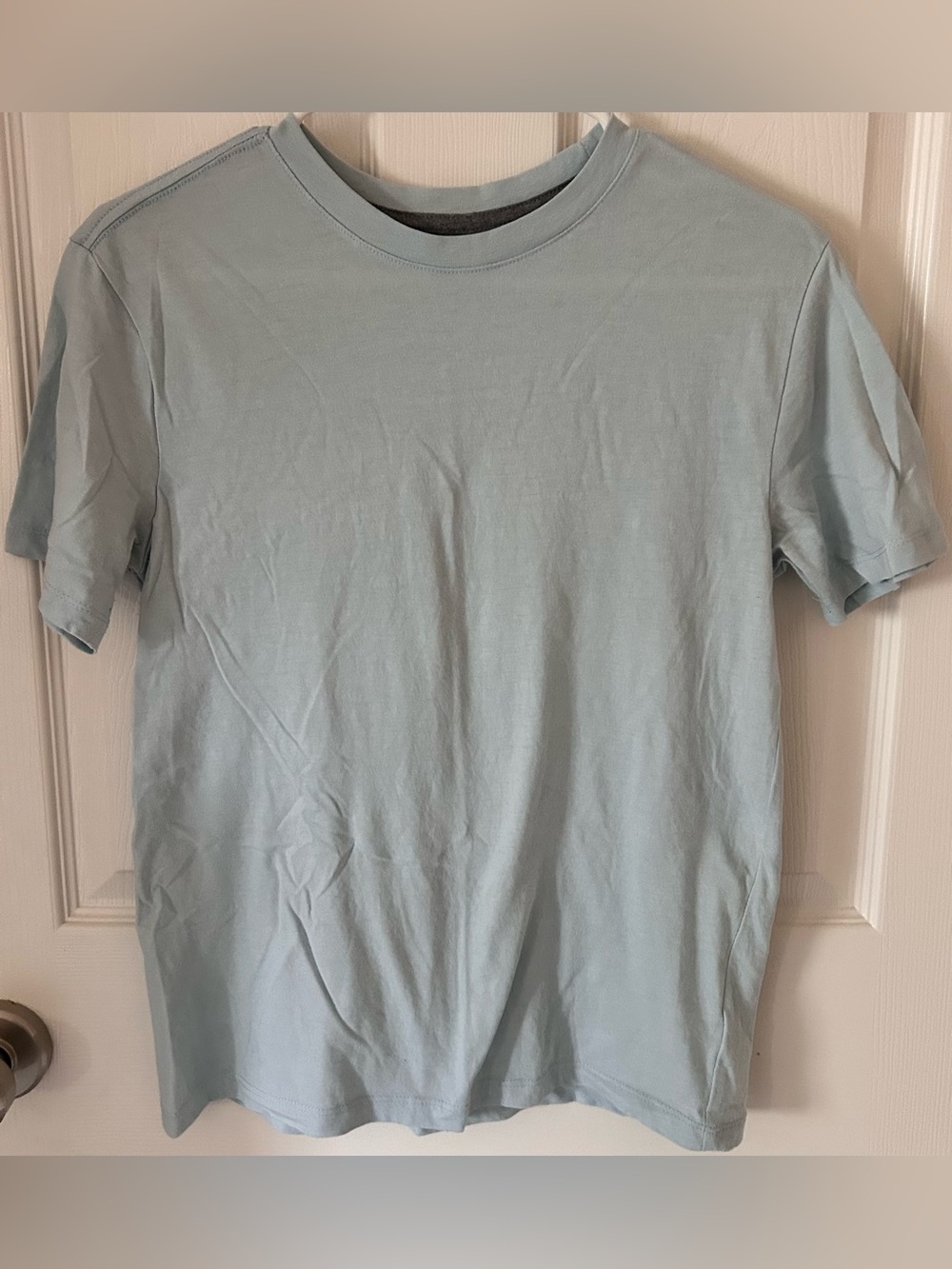 Light Blue boys Crew Neck T-Shirt